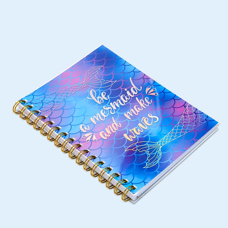 Custom Color Printing Beauty Hardcover Spiral Notebook