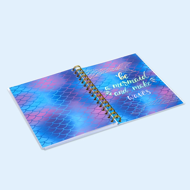 Custom Color Printing Beauty Hardcover Spiral Notebook